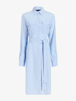 Proenza Schouler Still Life image of McKenna Dress in Stretch Silk Viscose in Pale Blue