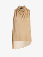 Proenza Schouler Still Life image of Sage Top in Crepe Jersey in Khaki