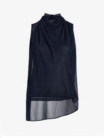 Proenza Schouler Still Life image of Sage Top in Crepe Jersey in Midnight