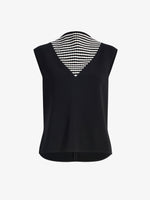 Proenza Schouler Still Life image of Prescott Top in Matte Viscose Crepe in Black Multi