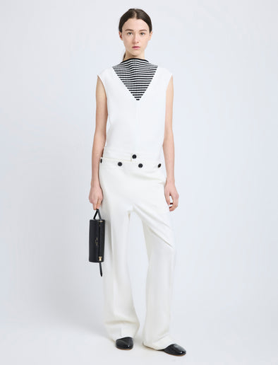 Prescott Top in Matte Viscose Crepe