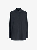 Proenza Schouler Still Life image of Addy Shirt in Compact Cotton Poplin in Black