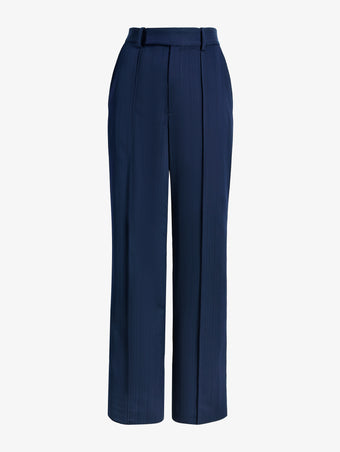 Proenza Schouler Still Life image of Weyes Pant in Technical Nylon Jacquard in Midnight