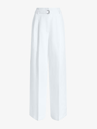 Proenza Schouler Still Life image of Jules Pant in Linen Viscose in Off White