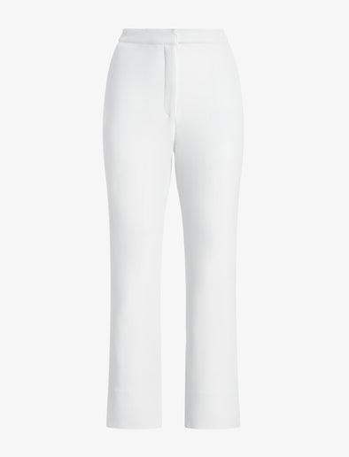 Proenza Schouler Still Life image of Alexia Pant in Bi-Stretch Suiting in Off White