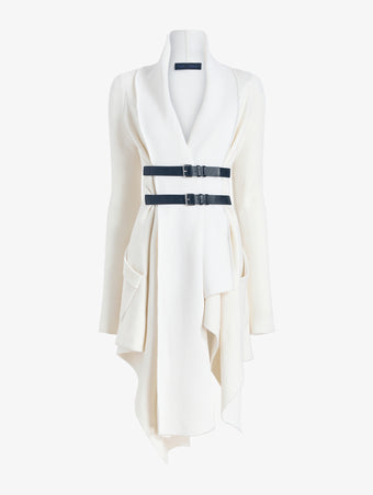 Proenza Schouler Still Life image of Reinhardt Dress in Wool Cashmere Knit in Off White