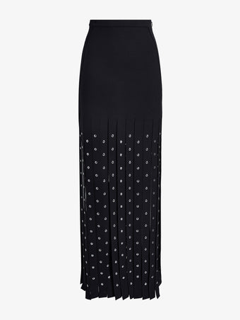 Proenza Schouler Still Life image of Effe Skirt in Compact Viscose Knit in Black