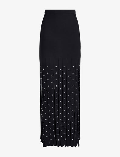 Proenza Schouler Still Life image of Effe Skirt in Compact Viscose Knit in Black