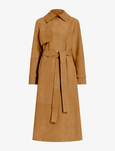 Proenza Schouler Still Life image of Ramona Coat in Suede in Pony