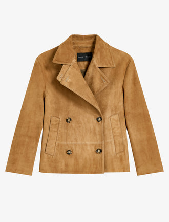 Proenza Schouler Still Life image of Nola Jacket in Suede in Pony