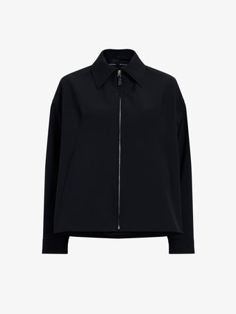 Proenza Schouler Still Life image of Sibyl Jacket in Stretch Nylon in Black