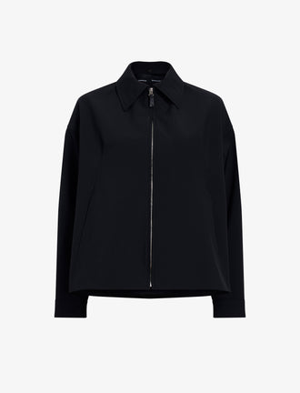 Proenza Schouler Still Life image of Sibyl Jacket in Stretch Nylon in Black