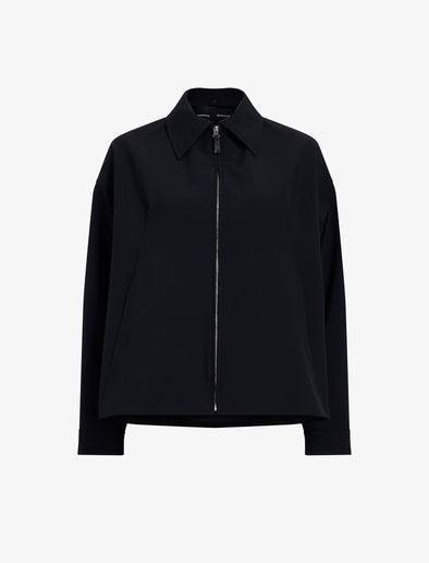 Proenza Schouler Still Life image of Sibyl Jacket in Stretch Nylon in Black