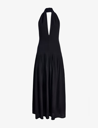 Proenza Schouler Still Life image of Tala Dress in Viscose Georgette in Black