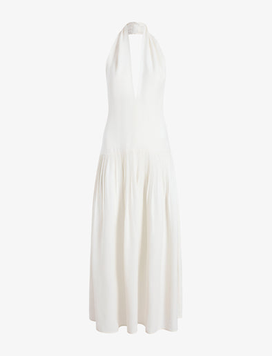 Proenza Schouler Still Life image of Tala Dress in Viscose Georgette in Cream
