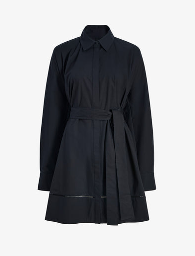 Proenza Schouler Still Life image of Sammy Dress in Eco Cotton Poplin in Black