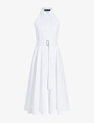 Proenza Schouler Still Life image of Dorothy Dress in Eco Cotton Poplin in White