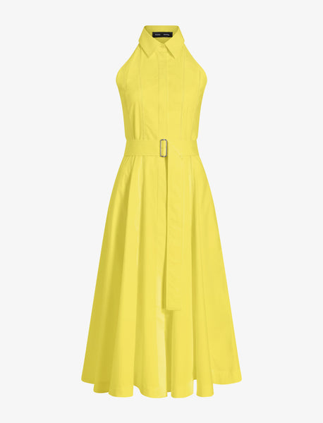 yellow cotton dress Dorothy Dress in Eco Cotton Poplin Yellow