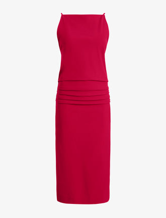 Proenza Schouler Still Life image of Priya Dress in Bi-Stretch Cotton Nylon in Orchid