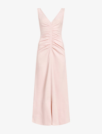 Proenza Schouler Still Life image of Remi Dress in Eco Stretch Linen Viscose in Pale Pink
