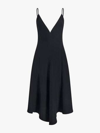 Proenza Schouler Still Life image of Elaine Dress in Cotton Viscose Linen in Black