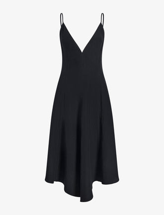 Proenza Schouler Still Life image of Elaine Dress in Cotton Viscose Linen in Black