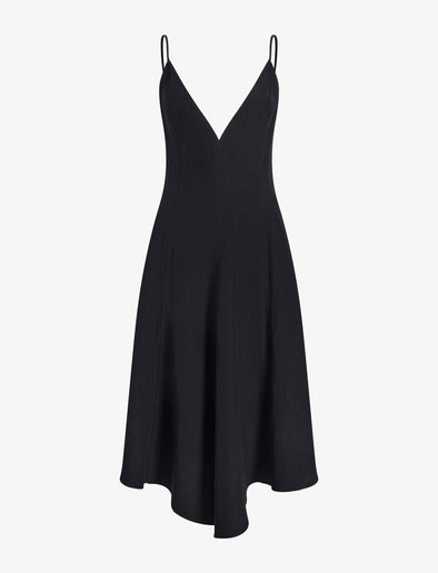 Proenza Schouler Still Life image of Elaine Dress in Cotton Viscose Linen in Black