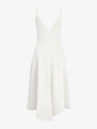 Proenza Schouler Still Life image of Elaine Dress in Cotton Viscose Linen in Ecru