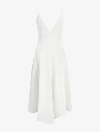 Proenza Schouler Still Life image of Elaine Dress in Cotton Viscose Linen in Ecru