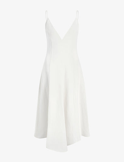 Proenza Schouler Still Life image of Elaine Dress in Cotton Viscose Linen in Ecru