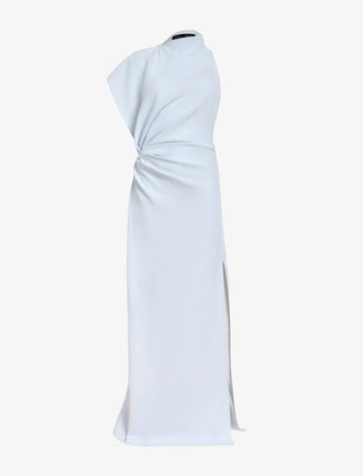 Proenza Schouler Still Life image of Devyn Dress in Matte Double Crepe in Powder Blue
