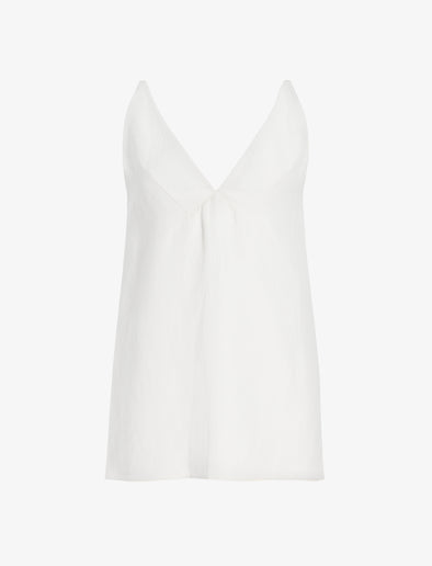 Proenza Schouler Still Life image of Mitchell Top in Cotton Viscose Linen in Ecru