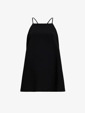 Proenza Schouler Still Life image of Ensley Top in Matte Double Crepe in Black