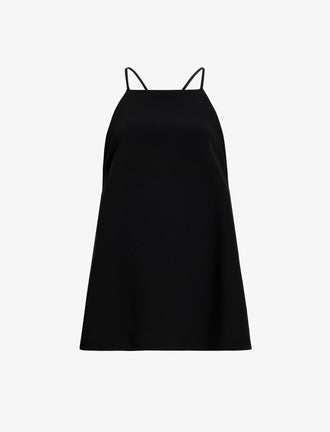 Proenza Schouler Still Life image of Ensley Top in Matte Double Crepe in Black