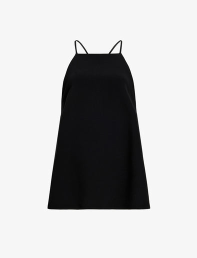 Proenza Schouler Still Life image of Ensley Top in Matte Double Crepe in Black