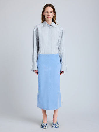 Nadia Skirt in Suede