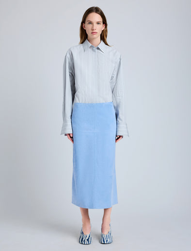 Nadia Skirt in Suede