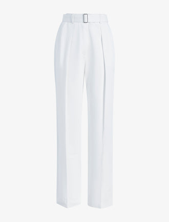 Proenza Schouler Still Life image of Vera Pant in Cotton Linen Suiting in White