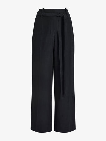 Proenza Schouler Still Life image of Maggi Pant in Cotton Viscose Linen in Black