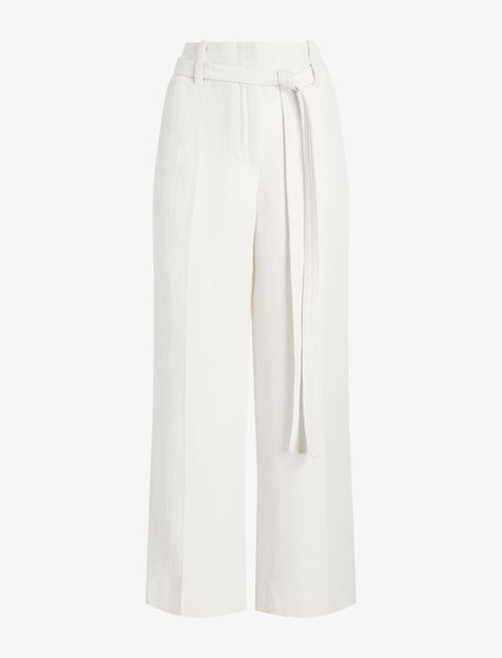 Proenza Schouler Maggi Pant in Cotton Viscose Linen - Ecru