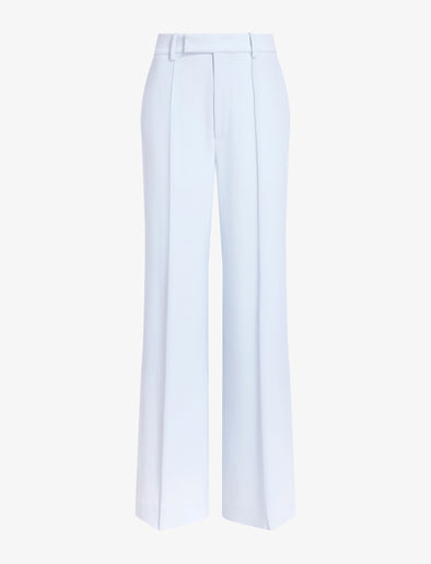 Proenza Schouler Still Life image of Weyes Pant in Matte Double Crepe in Powder Blue