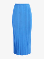 Proenza Schouler Still Life image of Ryanne Skirt in Column Rib in Blue