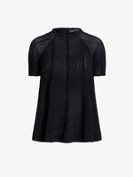 Proenza Schouler Still Life image of Tavia Top in Viscose Fringe Knit in Black