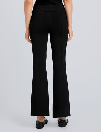 Proenza Schouler Back cropped image of model wearing Shaila Pant in Silk Viscose Knit in Black
