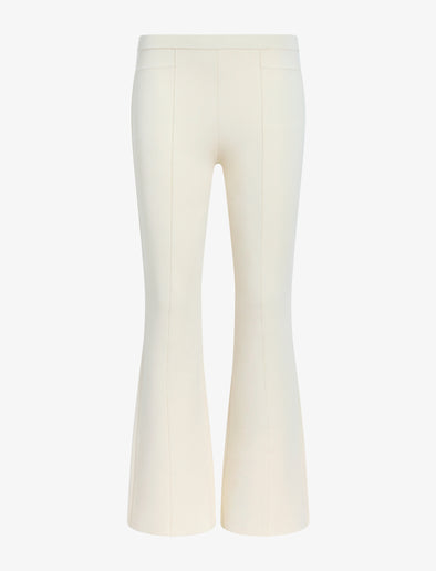 Proenza Schouler Still Life image of Shaila Pant in Silk Viscose Knit in Ecru