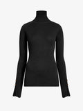 Proenza Schouler Still Life image of Belle Top in Silk Cashmere in Black