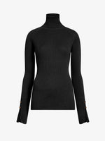 Proenza Schouler Still Life image of Belle Top in Silk Cashmere in Black