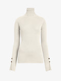 Proenza Schouler Still Life image of the Belle Top in Silk Cashmere in Off White