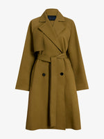 Proenza Schouler Still Life image of Adelaide Coat in Cotton Viscose Trench in Moss
