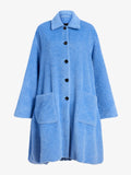 Proenza Schouler Still Life image of Verretta Coat in Alpaca Coating in Sky Blue